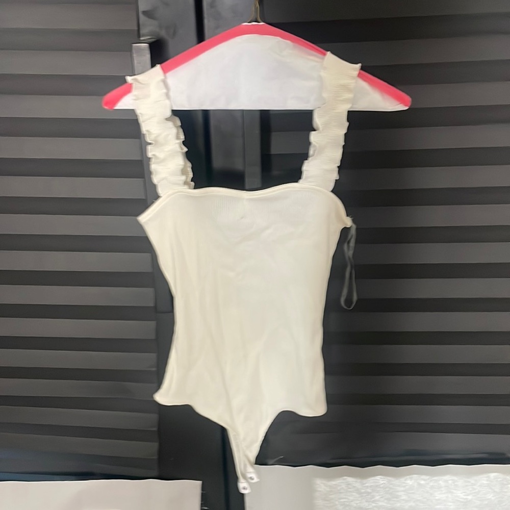 Mi Ami bodysuit, light cream, side large